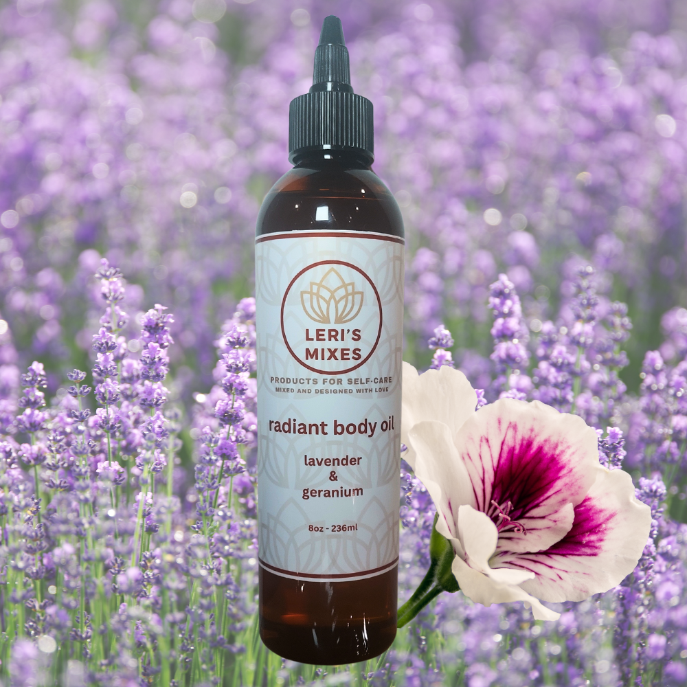 Lavender & Geranium - After-Shower Body Oil